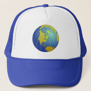 Earth Globe Trucker Hat