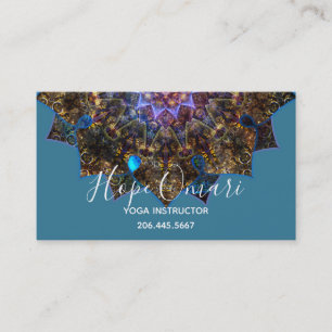 Earth Goddess Mandala Business Card