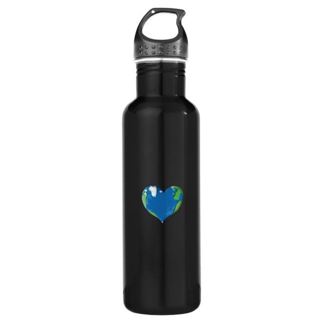 earth heart 710 ml water bottle (Front)