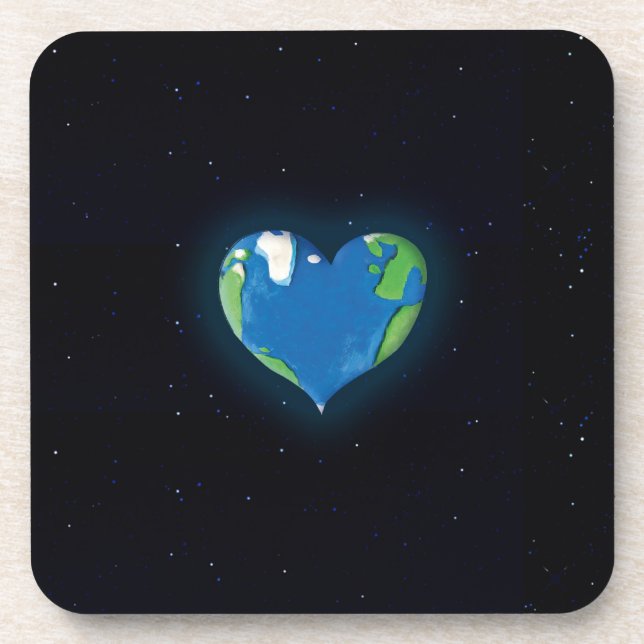 earth heart coaster (Front)