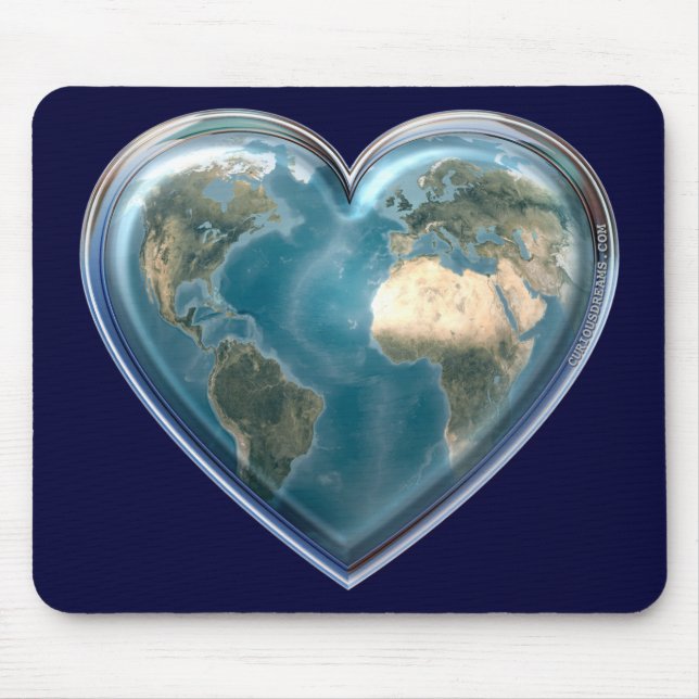 Earth Heart Mousepad (Front)