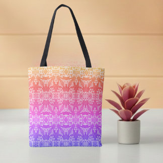 Earth heartbeat tote bag