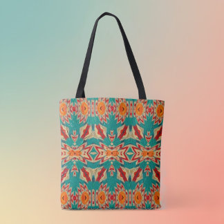 Earth heartbeat tote bag
