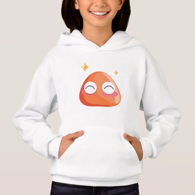 Earth Hole girl's pullover hoodie (Front)