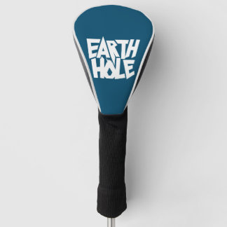 Earth Hole golf head cover Blue
