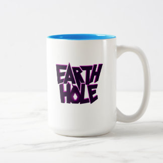 Earth Hole - Two-Tone Coffee Mug