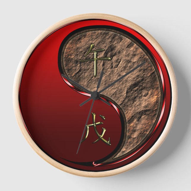 Earth Horse Clock (Front)