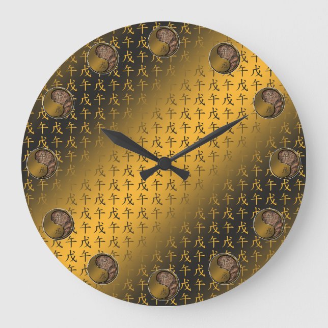 Earth Horse Large Clock (Front)