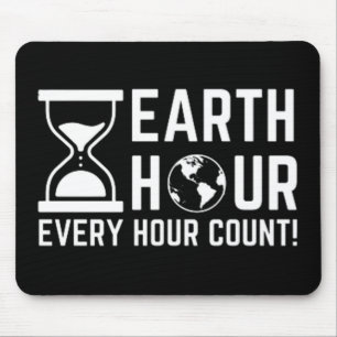 Earth Hour Mouse Pad