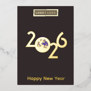 Earth in 2026  - Professional New Year Card no bg