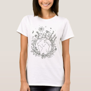Earth in Our Hands – World Environment Day Graphic T-Shirt