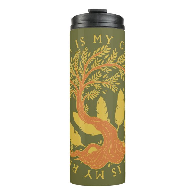 Earth is My Church, Nature is my Religion Thermal Tumbler (Front)
