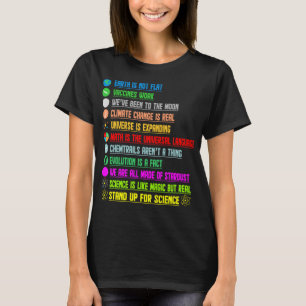 Earth Is Not Flat Funny Flat Earth Society Graphic T-Shirt
