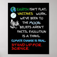 Earth Isn't Flat Stand Up For Science Real Earth D