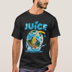 Earth Juice Concept Eco Art Climate Awareness Astr T-Shirt
