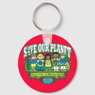 Earth Kids South Carolina Key Ring