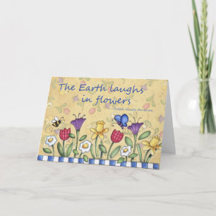 Earth Laughs - Greeting Card