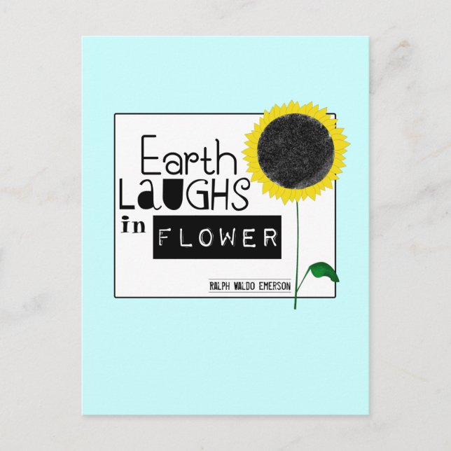 Earth Laughs in Flower Postcard (Front)