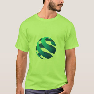 Earth logo dezine tshirt