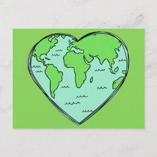 Earth Love postcard