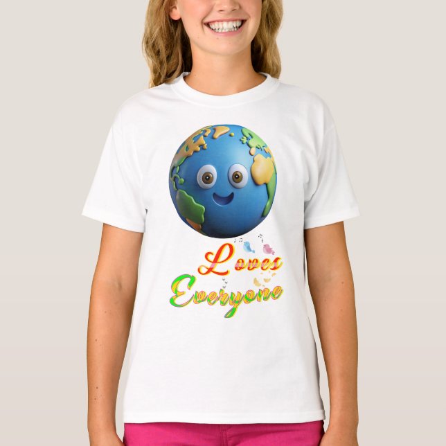 Earth Loves Everyone T-Shirt (Front)
