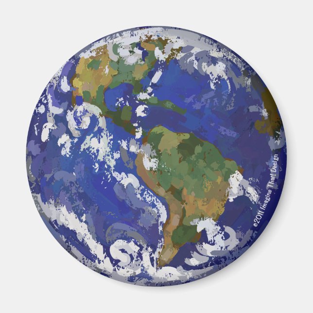 Earth Magnet for Earth Day (Front)