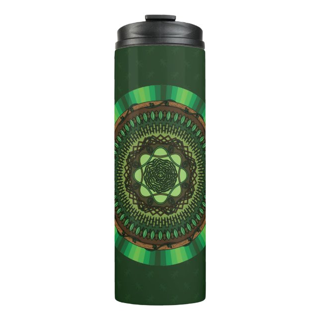 Earth Mandala Thermal Tumbler (Front)