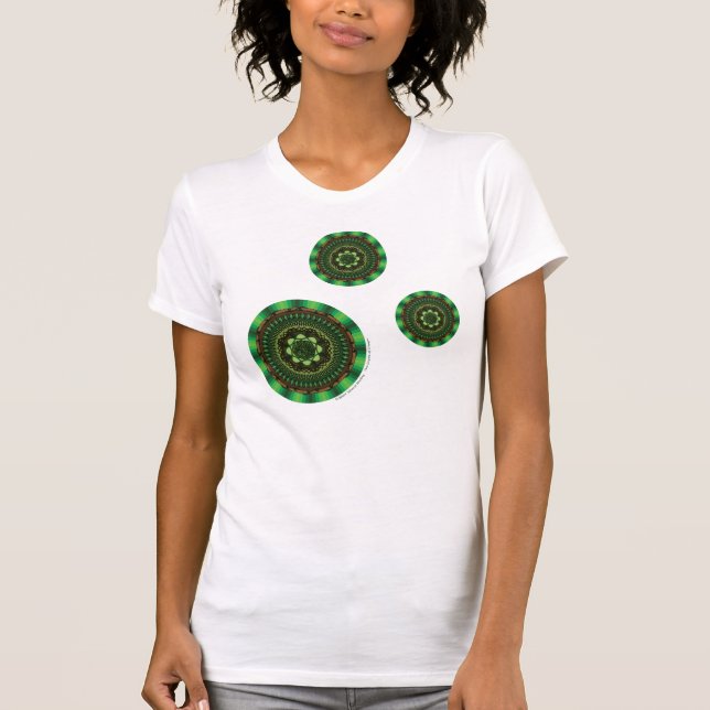 Earth Mandala Women's Light Shirt (Front)