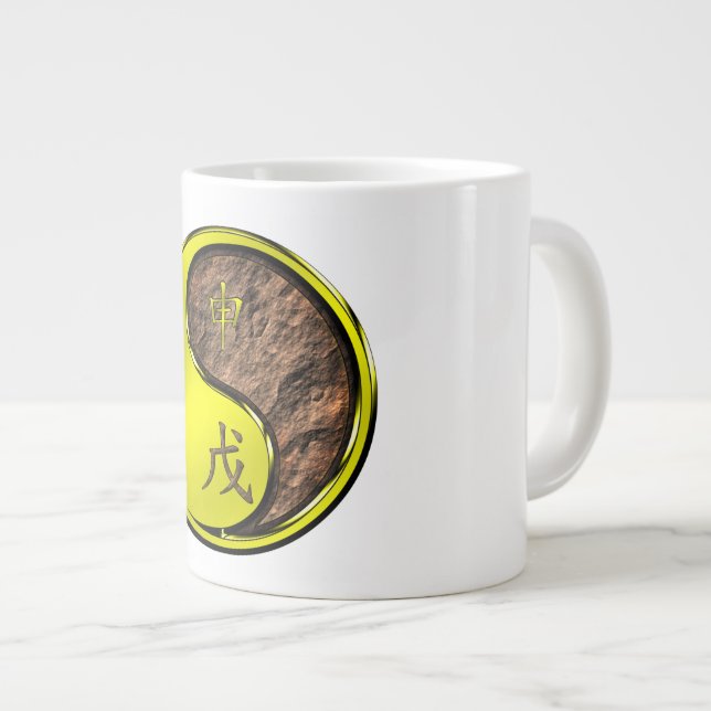 Earth Monkey Large Coffee Mug (Front Right)