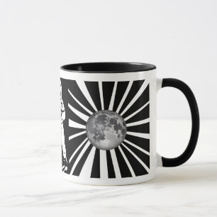 Earth Moon Astronaut Mug