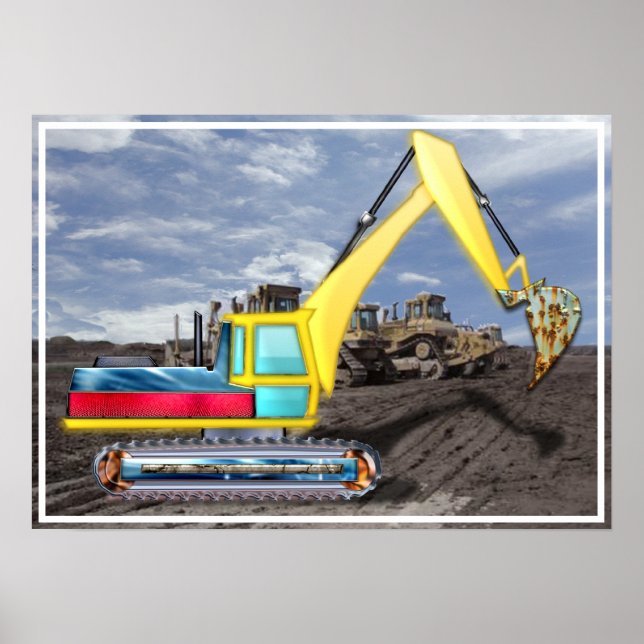 Earth Mover Moving Earth Poster (Front)