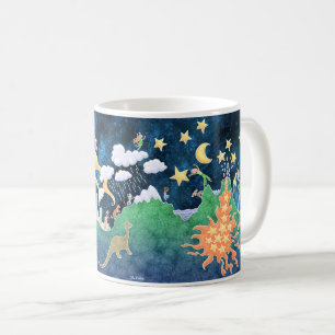 Earth Mug - volcano mountains