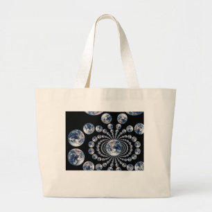 EARTH Multi Visual Echo Large Tote Bag