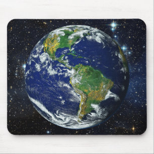 Earth - Nebula Mouse Pad