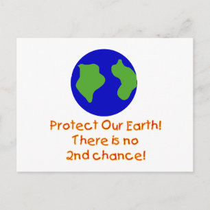 Earth No 2nd Chances Postcard
