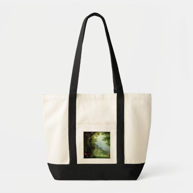 Earth or The Earthly Paradise, detail of Adam and Tote Bag (Front)