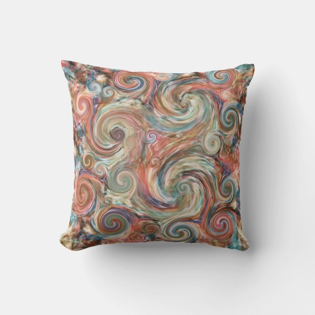 Earth Pastels Colourful Decor Pillow (Front)
