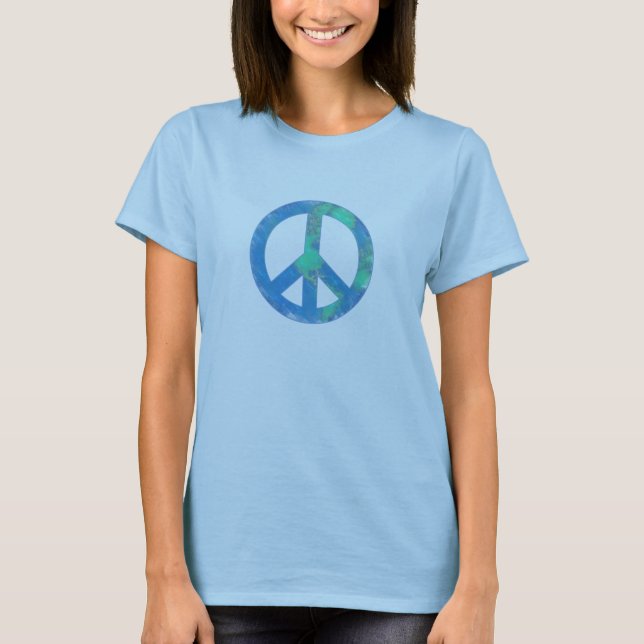 Earth Peace Sign T-Shirt (Front)