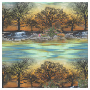 Earth Power background repeat Fabric