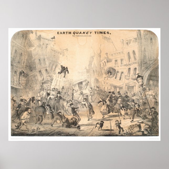 Earth Quakey Times (0785A) Poster (Front)