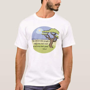 Earth quote by Ghandi t-shirt