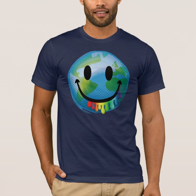 Earth Rainbow Big Mouth T-Shirt (Front)