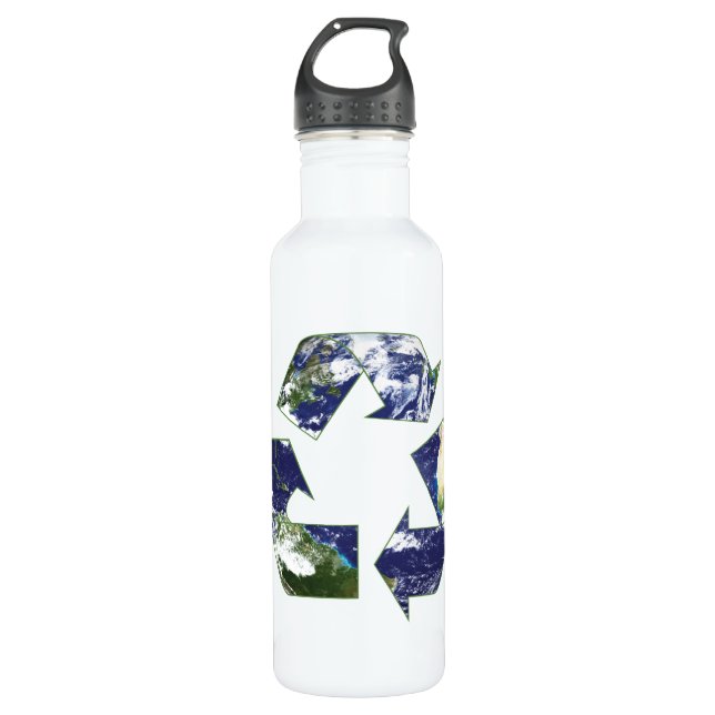 Earth - Recycling 710 Ml Water Bottle (Front)