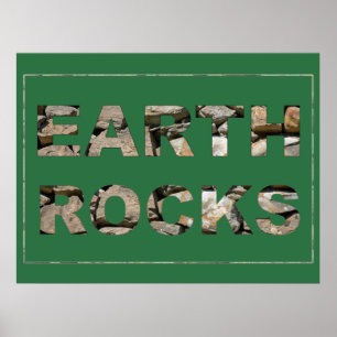 Earth Rocks Poster