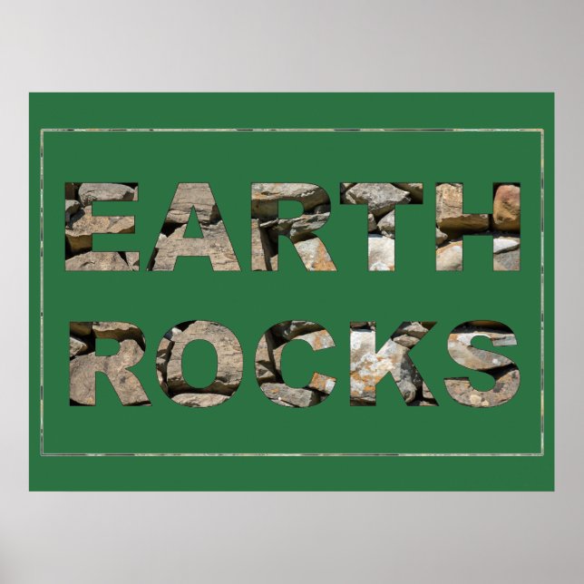Earth Rocks Poster (Front)
