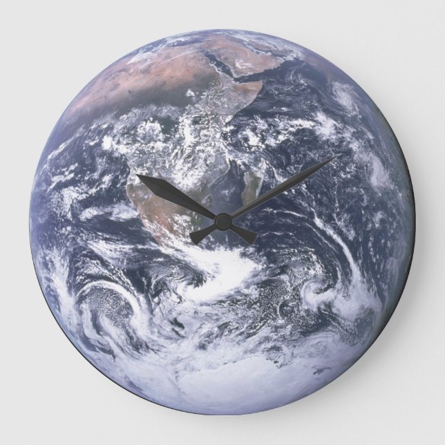 Earth Round Wall Clock (Front)