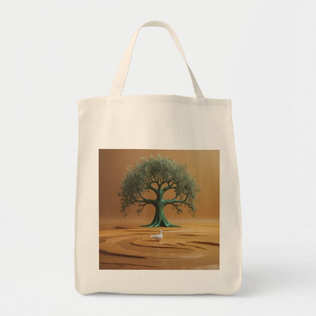 Earth’s Grace Pouch Tote Bag (Front)