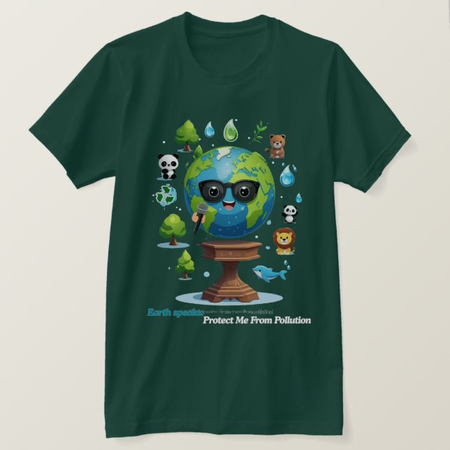 Earth’s Speech: A Call for Protection T-Shirt (Design Front)