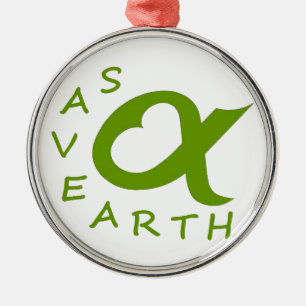 earth save metal tree decoration