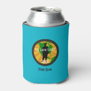 Earth Science Graduate Badge (Male) Can Cooler